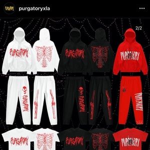 Purgatoryxla Gate 2 Red Sweatpants